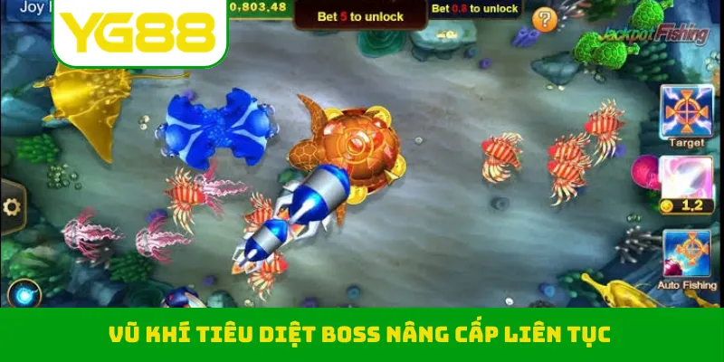 Vũ khí tiêu diệt boss nâng cấp liên tục